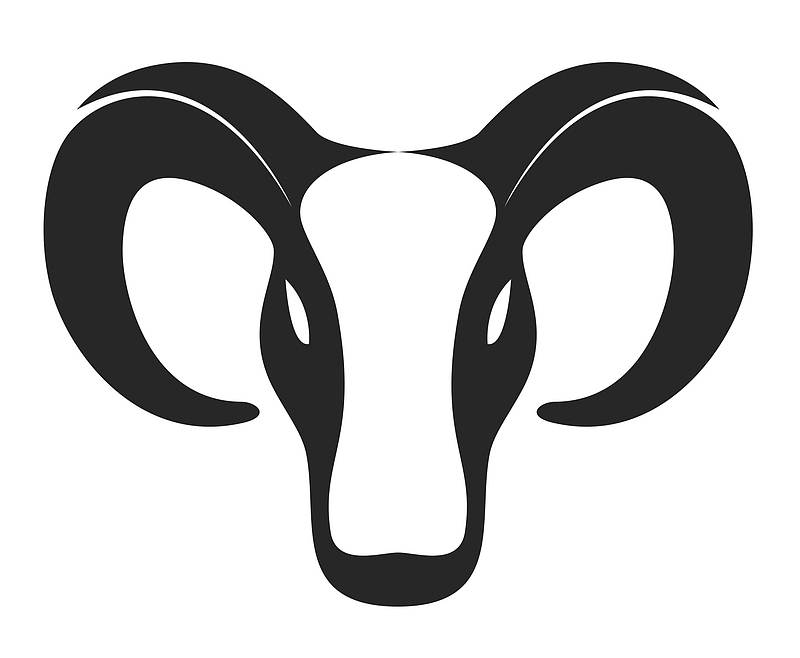 黑色羊logo创意设计