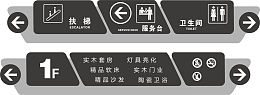导流牌高档黑色户外系统应用