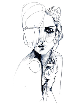 涂鸦女孩草稿