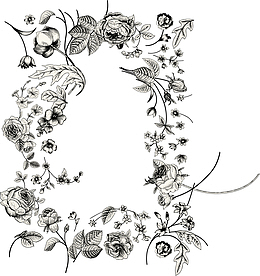素描花朵底纹