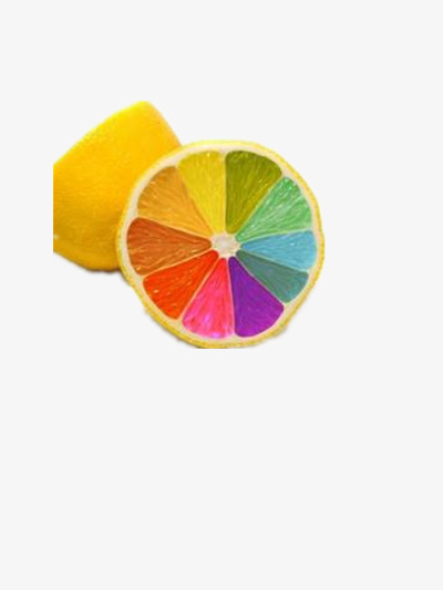 彩色橙子矢量图