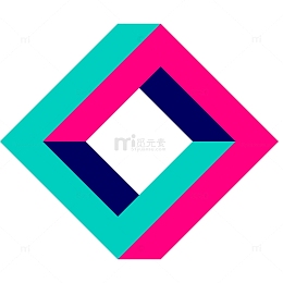 彩色立方体免抠PNG