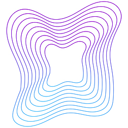多彩线条矢量插画