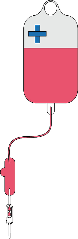 输液用的红色药水