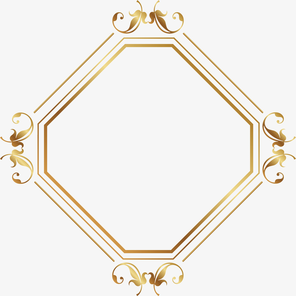 矢量图菱形的边框素材免费下载_觅元素