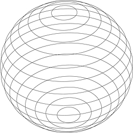 特色球形矢量创意抽象线条球形素