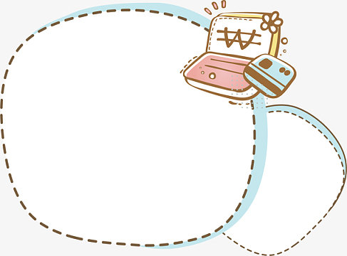 虚线幼儿彩色边框