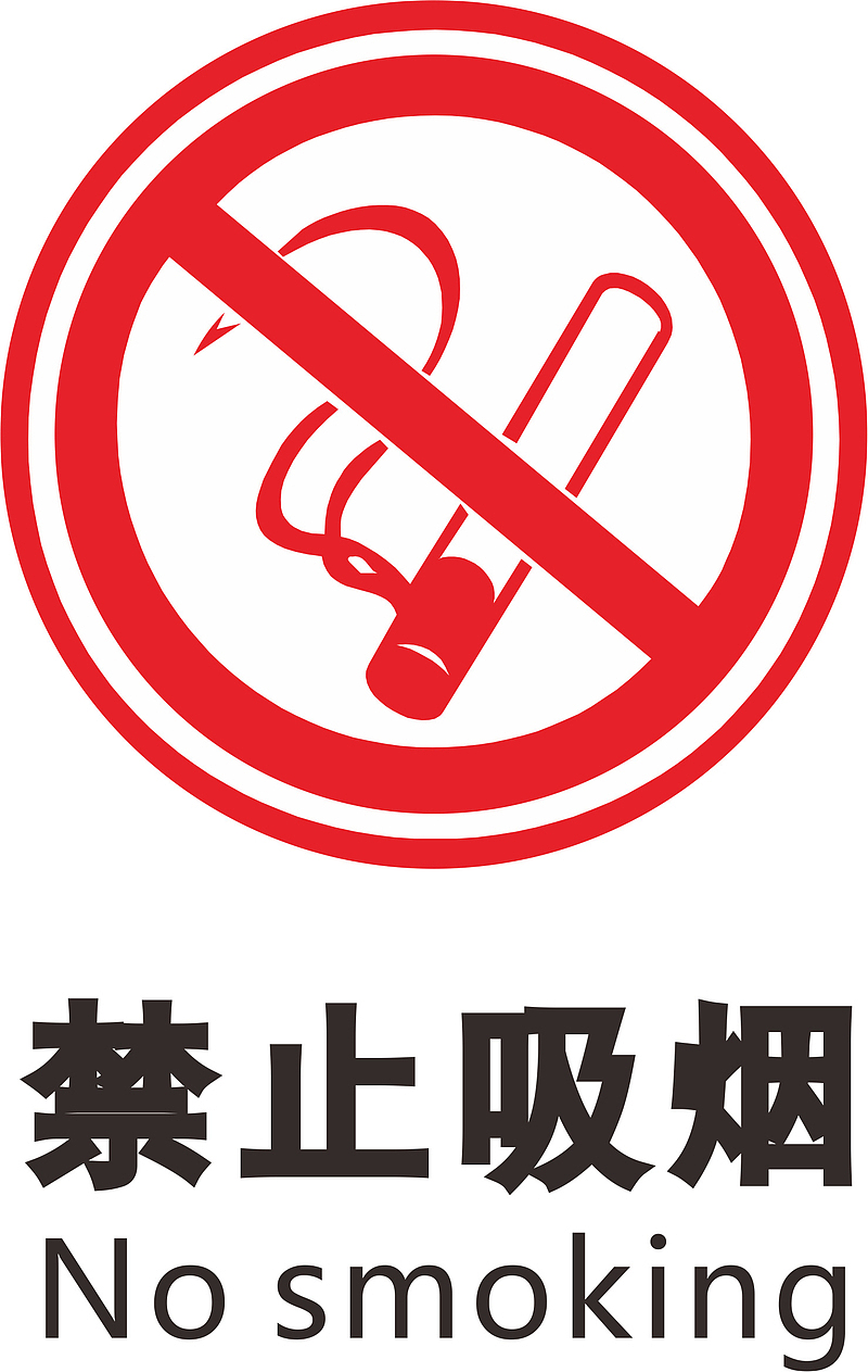 禁止吸烟火警防范标志