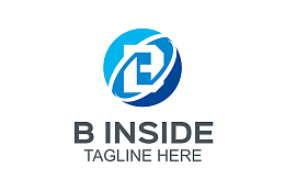 蓝色的循环logo