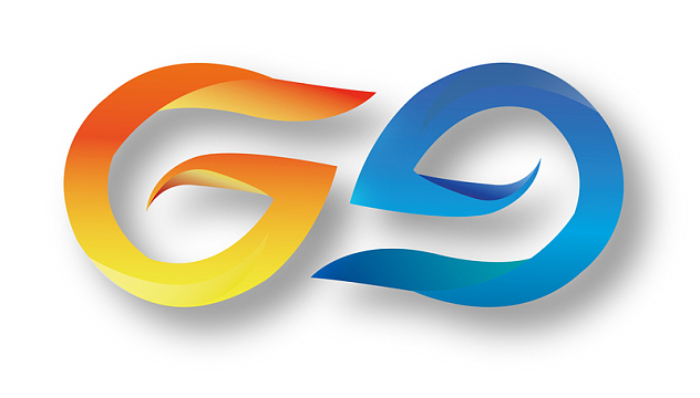 简单的渐变logo设计