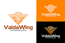 红色的V字logo