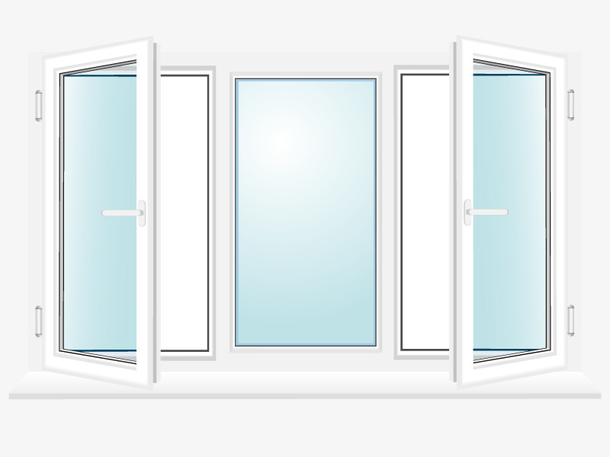 矢量三开窗户免抠素材免费下载_觅元素51yuansu.com