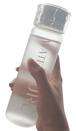 韩版磨砂透明便携防漏水杯