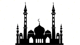 伊斯兰宗教城堡剪影