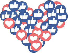 点赞分享爱心拼图