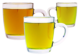 圆柱形宽口茶杯