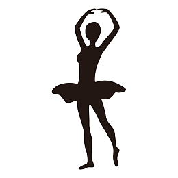 天鹅舞芭蕾舞矢量剪影