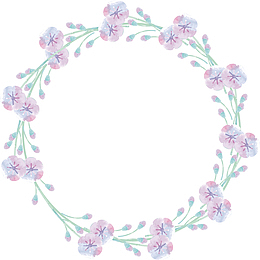矢量图公主的花环