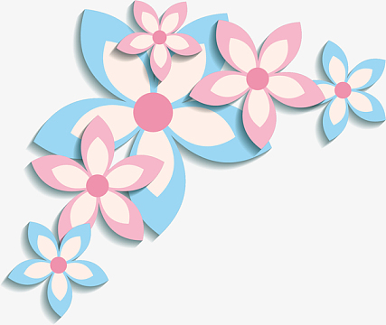 矢量图美丽的花环