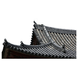 灰色屋顶建筑元素