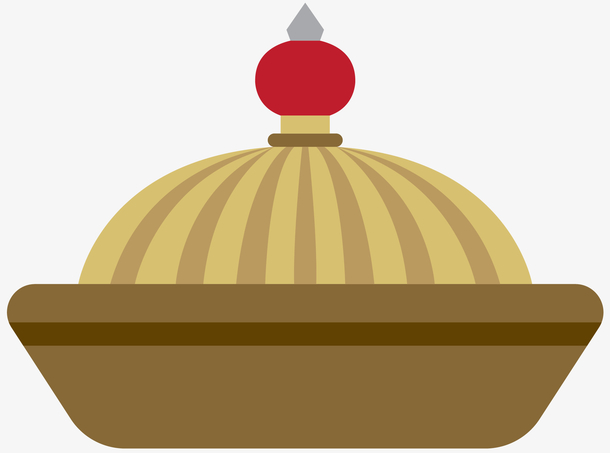 贵族矢量卡通毡帽