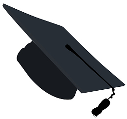 黑色的学士帽效果图