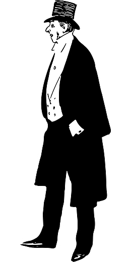 穿燕尾服的男人