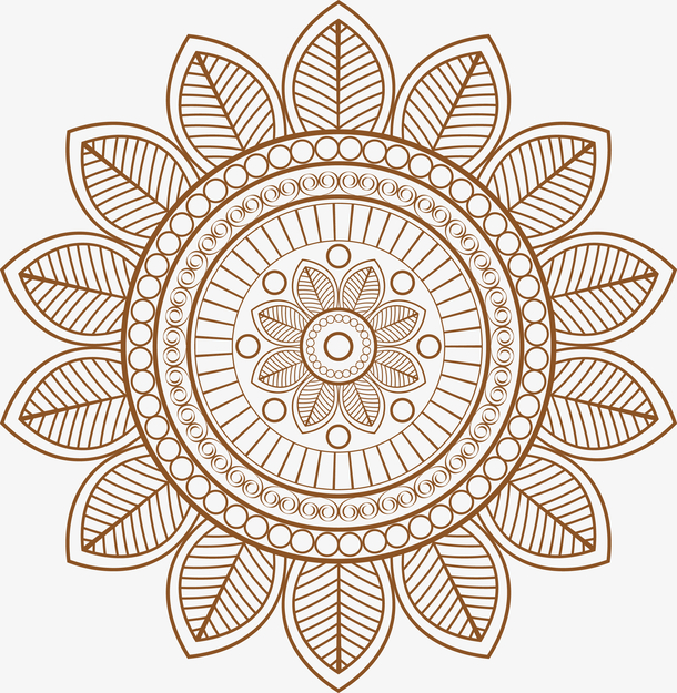 螺旋图案形状素材图