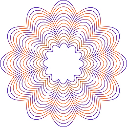 螺旋花纹纹理素材图