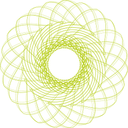 绿色线条螺旋矢量图