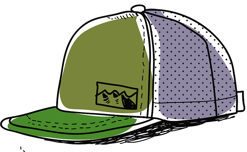 墨绿色棒球帽