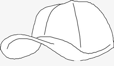 简笔画 黑色 帽子