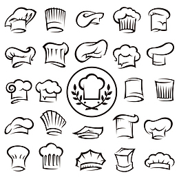厨师帽子全集
