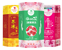洛神花酵素果冻包装盒