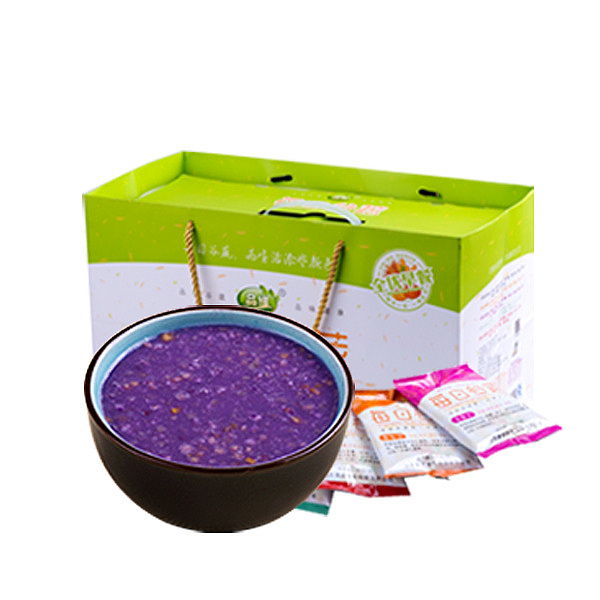 五谷紫色速食小米大礼盒