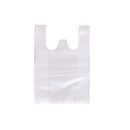产品实物手提袋白色塑料袋