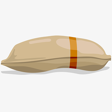 一麻袋大米矢量插画