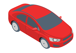 卡通简约手绘交通工具装饰汽车