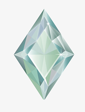 不规则菱形图案宝石