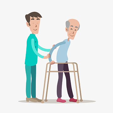 病人康复训练素材图案
