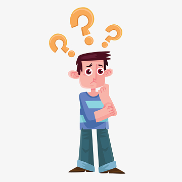 一个满头问号的男人aipng手绘卡通男人抱头痛哭png拿着盾牌的小人png