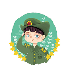 卡通装饰人物介绍海报设计