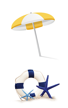 海边旅游用品素材