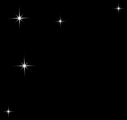 白色闪耀星星