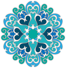 多彩怀旧装饰图案