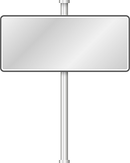 创意道路指示牌图