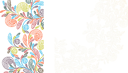 时尚彩铅花纹设计矢量素材