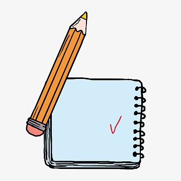 蓝色卡通纸张矢量图