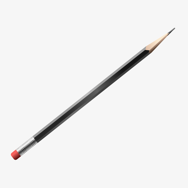 黑色铅笔素材免费下载_觅元素