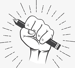 握拳拳头金色拳头胜利竞争奋